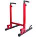 BalanceFrom Multi-Function Dip Stand Dip Station Dip bar with Improved Structure Design 500-Pound Capacity