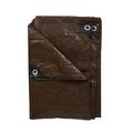 Stansport Light-Duty Rip-Stop Tarp 12 X 14 - Brown