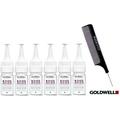 Goldwell Dualsenses BLONDES & HIGHLIGHTS Color Lock Serum 18ml / 0.6oz vials (with Sleek Steel Pin Tail Comb) (6-pack Blondes & Highlights)