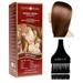 Surya Brasil All Natural HENNA Hair Color CREAM Plant Extracts Semi-Permanent for Grey Coverage (with Brush) Brazil (LIGHT BROWN)