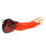 9001A Squid Eye with Rubber Skirt Saltwater Bass Fishing Jigs Lure Color No.6 by CABO