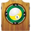 Trademark Global 9-Ball Dart Board Cabinet includes Bristle Board and Darts