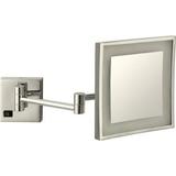 Glimmer by Nameeks Square Wall Mounted Makeup Mirror