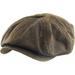 PU Leather Ivy Hat Golf Driving Ascot Winter Flat Cabbie Newsboy Applejack