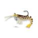 Egret Vudu Rattler Shrimp 3 1/2In 2 Pack Clr Gld Flk/Blk St E-VS35R-14-46