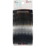 Scunci Effortless Beauty Side Hair Combs Assorted Colors 12-Pcs (Pack of 11)