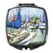 Carolines Treasures JMK1241SCM Day break Sailboats Compact Mirror multicolor