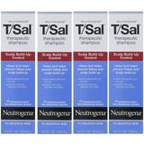 4 Pack Neutrogena T/Sal Therapeutic Maximum Strength Shampoo 4.50 oz Each