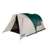 Coleman 4-Person Cabin Tent with Enclosed Screen Porch Evergreen