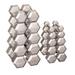 Body Solid SDS550 Grey Hex Dumbbell Set 5-50 lb