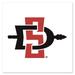 San Diego State Aztecs Temporary Tattoo - 4 Pack