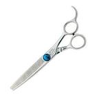 Professional Blue Breeze Speedcutter Grooming Shears Straight Curved Blending (8Â½ inch 26-Tooth Blender)