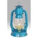 Dietz #8 Air Pilot Oil Burning Lantern Blue with Gold