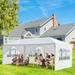 UBesGoo 10 x 20 Party Tent Wedding Canopy Gazebo Tent Patio w/6 Side Walls 2 Doors