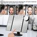 Fitnate 22 LEDs Vanity Mirror Hollywood Makeup Mirror 10X 3X 2X 1X Magnified 180 Rotatable Touch Light up Battery/USB Powered