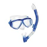 Speedo Adult Recreation Swim Swimming Anti-Fog Speed Fit Mask & Snorkel Set Blue
