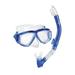 Speedo Adult Recreation Swim Swimming Anti-Fog Speed Fit Mask & Snorkel Set Blue