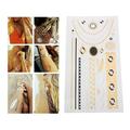 Sexy Sparkles Metallic Waterproof Temporary Tattoo Sticker Body Art Metallic Colors Jewelry...