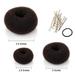 Beaute Galleria 3 Pieces Hair Donuts Hair Bun Maker Ballet Bun Chignon Updo (Large Medium Small)