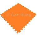 Get Rung Fitness Mat with Interlocking Foam Tiles for Gym Flooring. Excellent for Pilates Yoga Aerobic Cardio Work Outs and Kids Playrooms. Perfect Exercise Mat(ORANGE 192SQFT)
