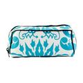 Stylish Essential Oil Travel Bag - Holds 10 5ml-15ml Vials - Perfect Essential Oils Case for Travel - Fits Easily in a Purse or Makeup Bag (Blue Floral)