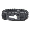 Paracord Survival Bracelet 10.5 Length (10ft undone) with Fire Starter and Whistle Built In - By Survival Gear Authority(TM) (10.5 Inch)