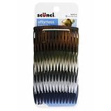Scunci Effortless Beauty Side Hair Combs Assorted Colors 12-Pcs (Pack of 3)