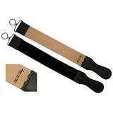 2 Professional Leather BARBER STROP Straight Razor Shaving Sharpener