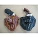 Azula Leather 2 Slot Molded Pancake Belt Holster for Charter Arms Bulldog 5 Shot 3 Revolver Black RH