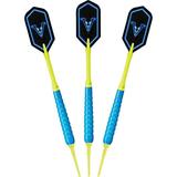 Viper V Glo Soft Tip Darts with Aluminum Shafts 18 Grams Blue and Yellow