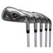 Extreme X7 High MOI +2 inch Over XL Big & Tall Men s Complete 5-Piece Iron Set (6-PW) Right Handed Regular R Flex Graphite Shafts (Tall 6 3 + / +2 Over) with Jumbo Black Pro Velvet Grip