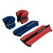 Valor Fitness Ankle Weight Wrist Weights Combo Set = Pair of 2 lb. and 3 lb. Home Gym Workouts Running Neoprene Adjustable