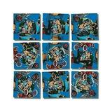 B Dazzle Scramble Squares 9 Piece Puzzle - Antique Autos