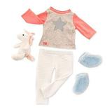 Our Generation Our Generation-Unicorn Wishes- Pj Outfit & Stuffie- Outfit & Accessories For 18 Inch Dolls- Ages 3 Years And Up Toy_Figure