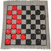 Jumbo Checkers Rug Game Classic Family Fun Kid Activity Lightweight/Travel Friendly Indoor/Outdoor