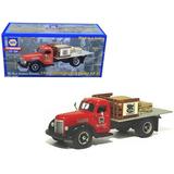 International KB-8 Stake Truck with Tarp Load Napa Auto Parts 1/34 Diecast Model by First Gear