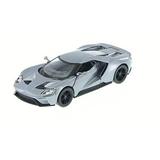 Kinsmart 2017 Ford GT Silver 5391D - 1/38 Scale Diecast Model Toy Car