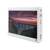 Big Sur California Bixby Bridge and Sunset Image Only (1000 Piece Puzzle Size 19x27 Challenging Jigsaw Puzzle for Adults and Family Made in USA)