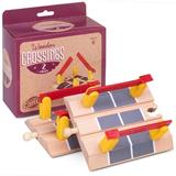 Conductor Carl Wooden Train Track Crossings (2 Pack)