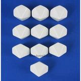 White Blank Dice with No Pips D20 16mm (5/8in) Pack of 10 Chessex