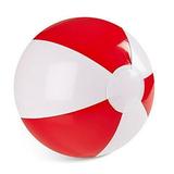 Dozen 12 Red And White Beach Ball