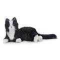 Joy For All Black and White Tuxedo Cat Robot Companion for Age Related Memory Loss and Caregivers by Ageless Innovation