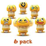 Head Shakers Emojis bobbleheads for dashboard /desk cute car decor funny figurines dancing doll head stress relief gifts for men cars decorations anime accessories dashboard decorations hippie car