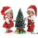 Precious Moments Dolls By The Doll Maker Linda Rick Set of Dolls You Light up My Life Christmas Set 7 inch Doll