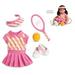 American Girl Bitty Baby Twin Girl Tennis Pro Ouffit and Accessories