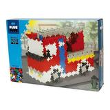 Plus-Plus - Instructed Play Building Set - 760 pc Fire Truck - Construction Building STEM | STEAM Toy Interlocking Mini Puzzle Blocks for Kids