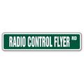 SignMission 4 x 18 in. Radio Control Flyer Street Sign - Rc Hobby Plane Helicopter Cars