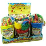 Beach Bucket Toys N Treats 1.48 Ounce Candy Filled Mini Beach Buckets - 12 Count Display Box