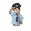 Melissa & Doug Police Officer Detachable Wooden Rod for Animated Gestures Ideal for Left- or Right-Handed Children Plush Puppet