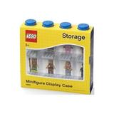 LEGO Minifigure Stackable Display Case with 8 Knobs in Blue